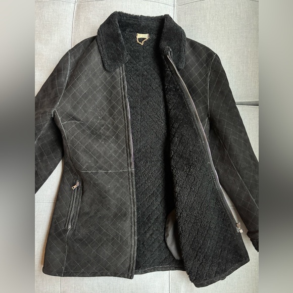 Henri Bendel Vintage Quilted Shearing Coat - Picture 2 of 11